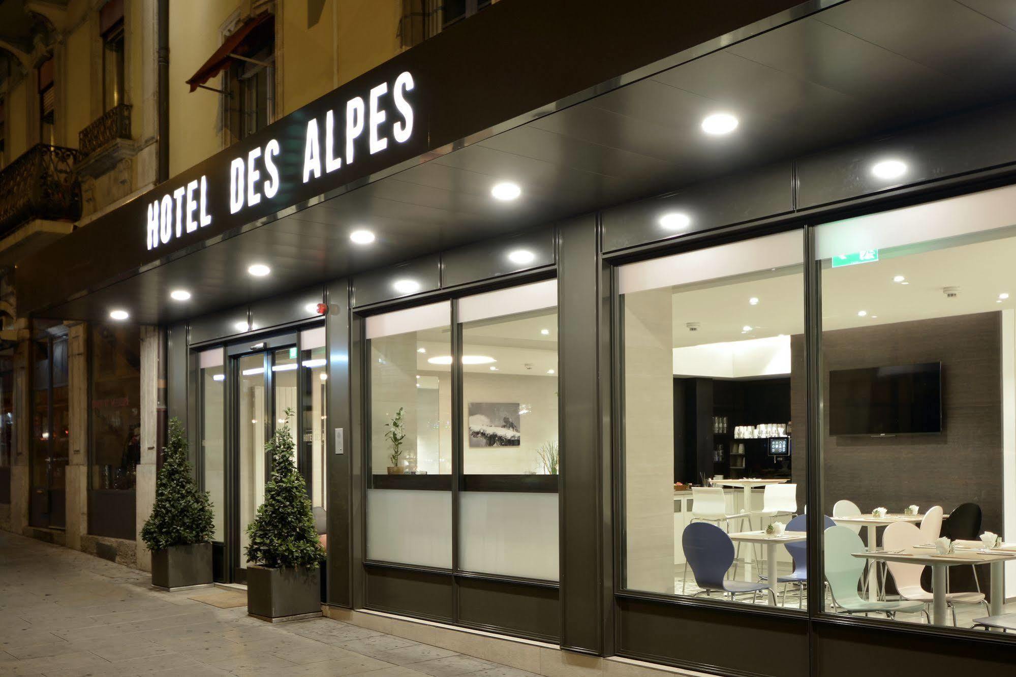 Hotel Des Alpes Genebra Exterior foto